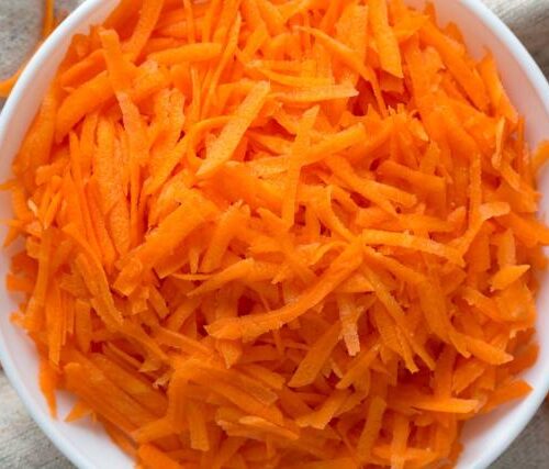 Carrots Roughly Grated  - Cut Per Kg