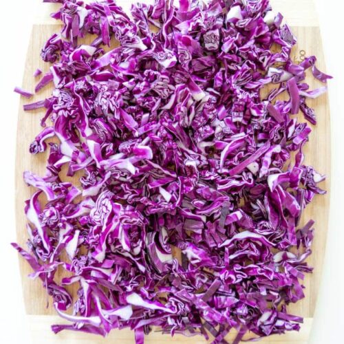 Red Cabbage Grated  – Cut Per Kg