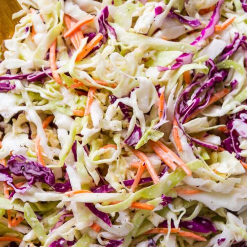 Coleslaw (Red cabbage, white cabbage and carrots mix) - Cut Per kg