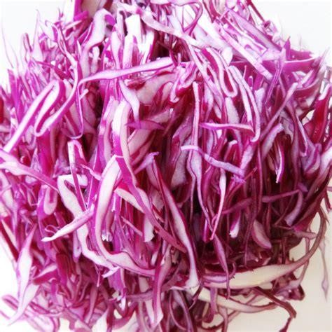 Red Cabbage Shredded  – Cut Per Kg
